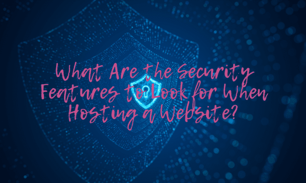 What Are the Security Features to Look for When Hosting a Website?