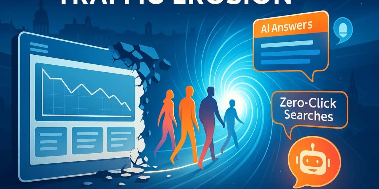 Traffic Erosion: The Silent Threat to Your Website’s Traffic in the AI Era